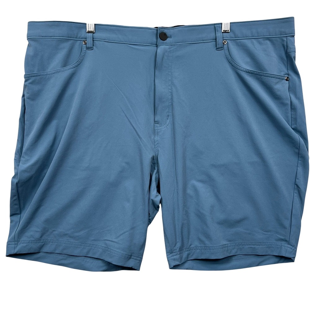 01.ALGO Performance Shorts Mens 42 Blue 5-Pocket Technical Casual Active